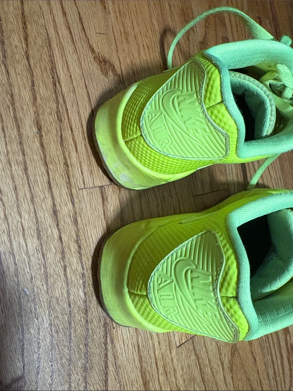 Nike Neon Lime Green Women's Air Max Sneakers